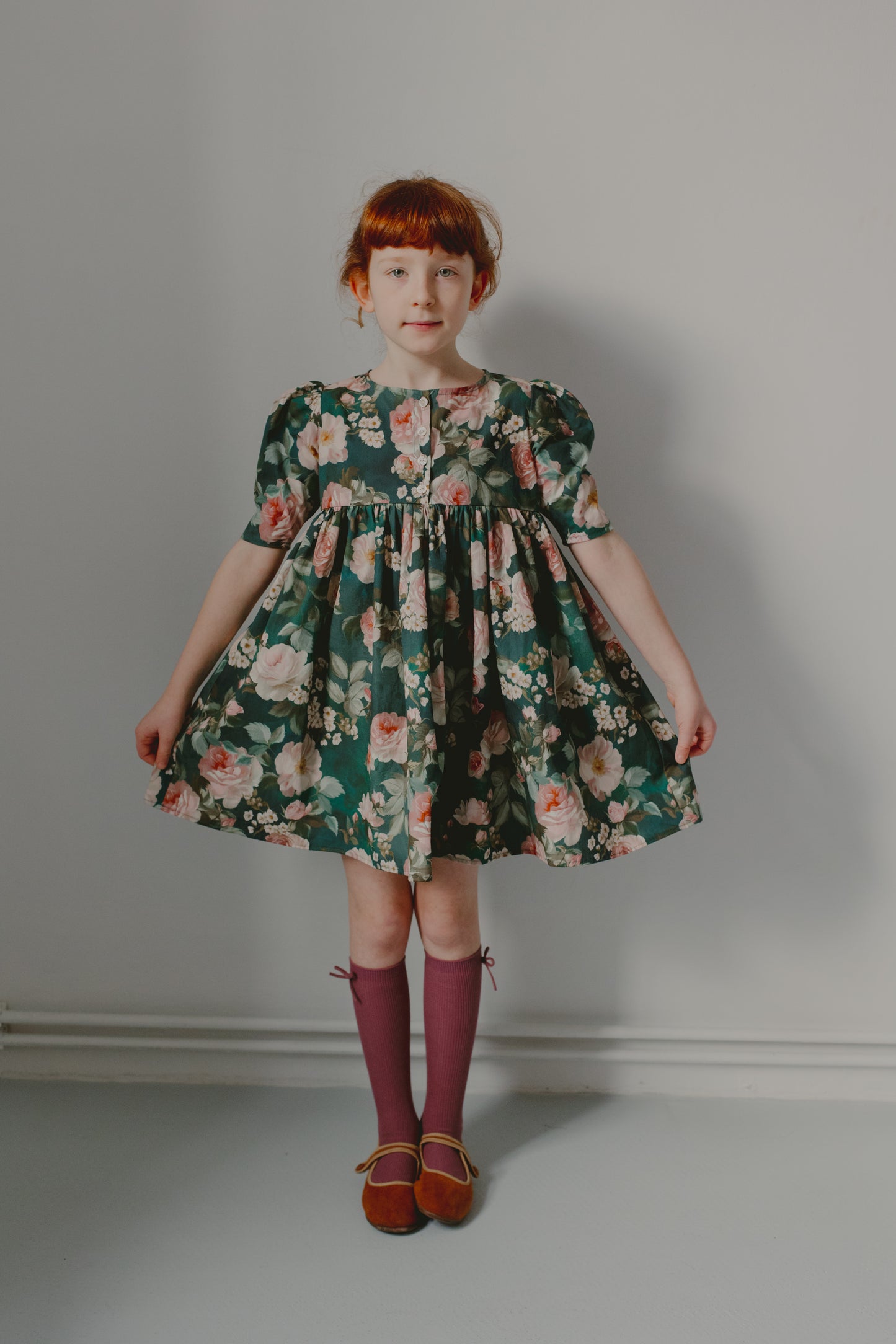 Laura Mini Zielone Kwiaty