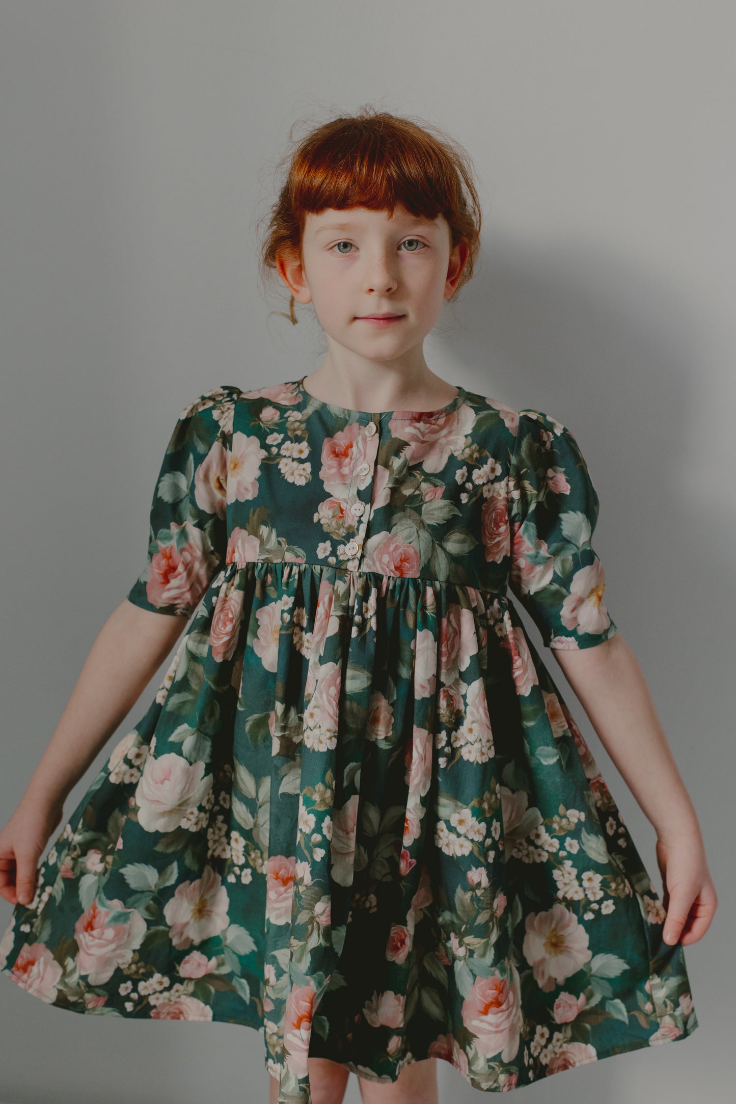 Laura Mini Zielone Kwiaty