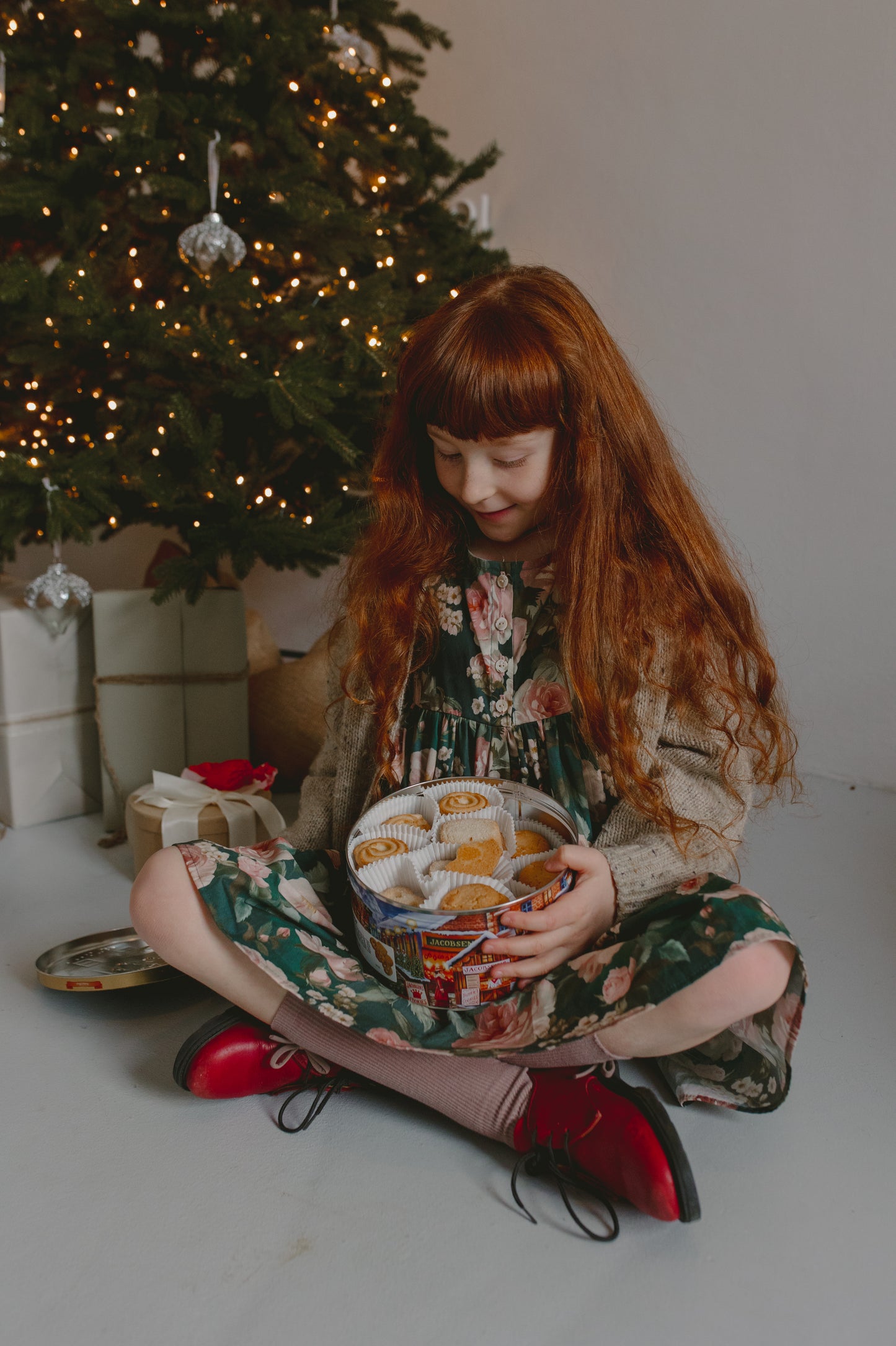 Laura Mini Zielone Kwiaty