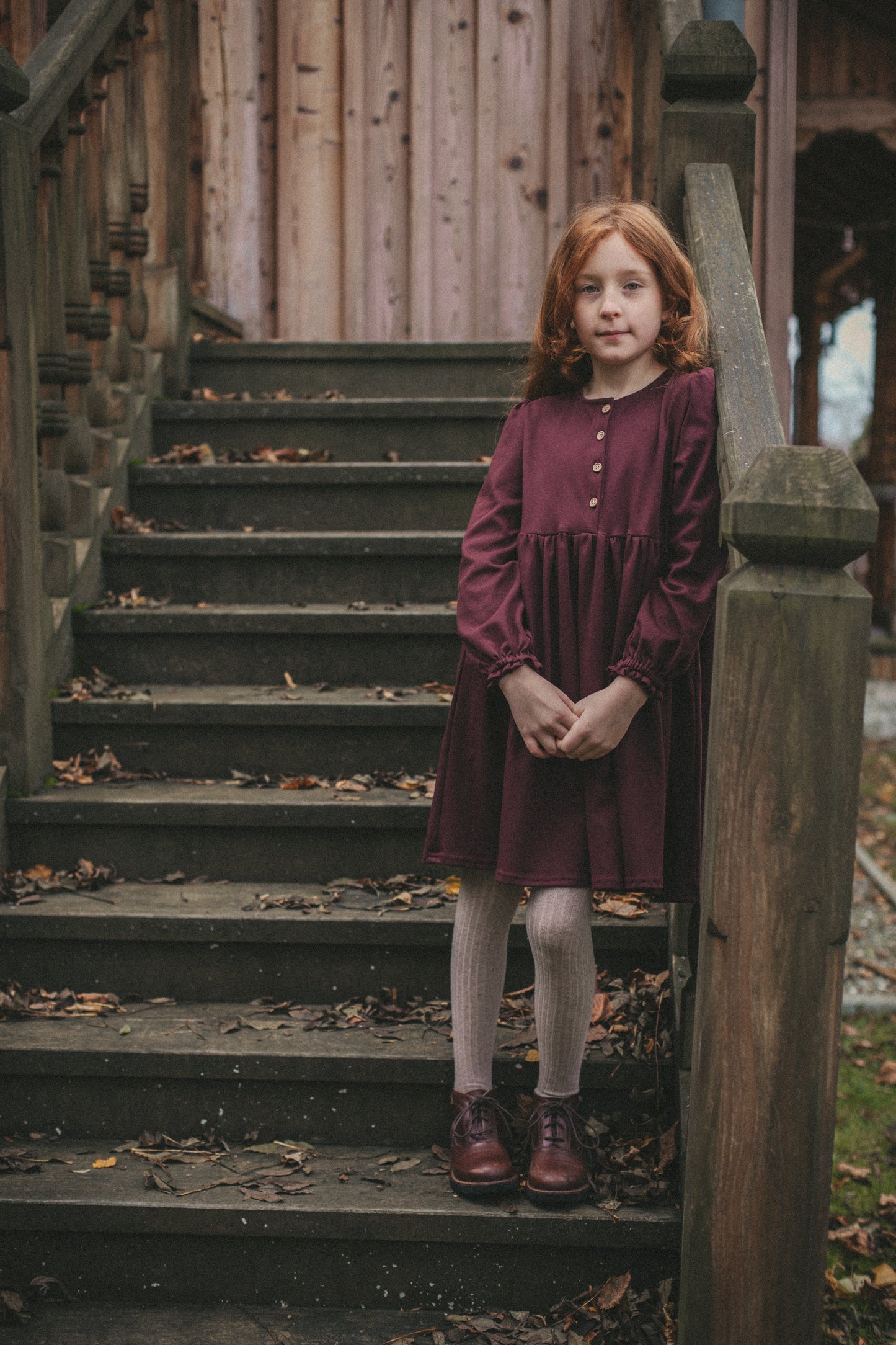 Laura mini dzianina ciemna wiśnia