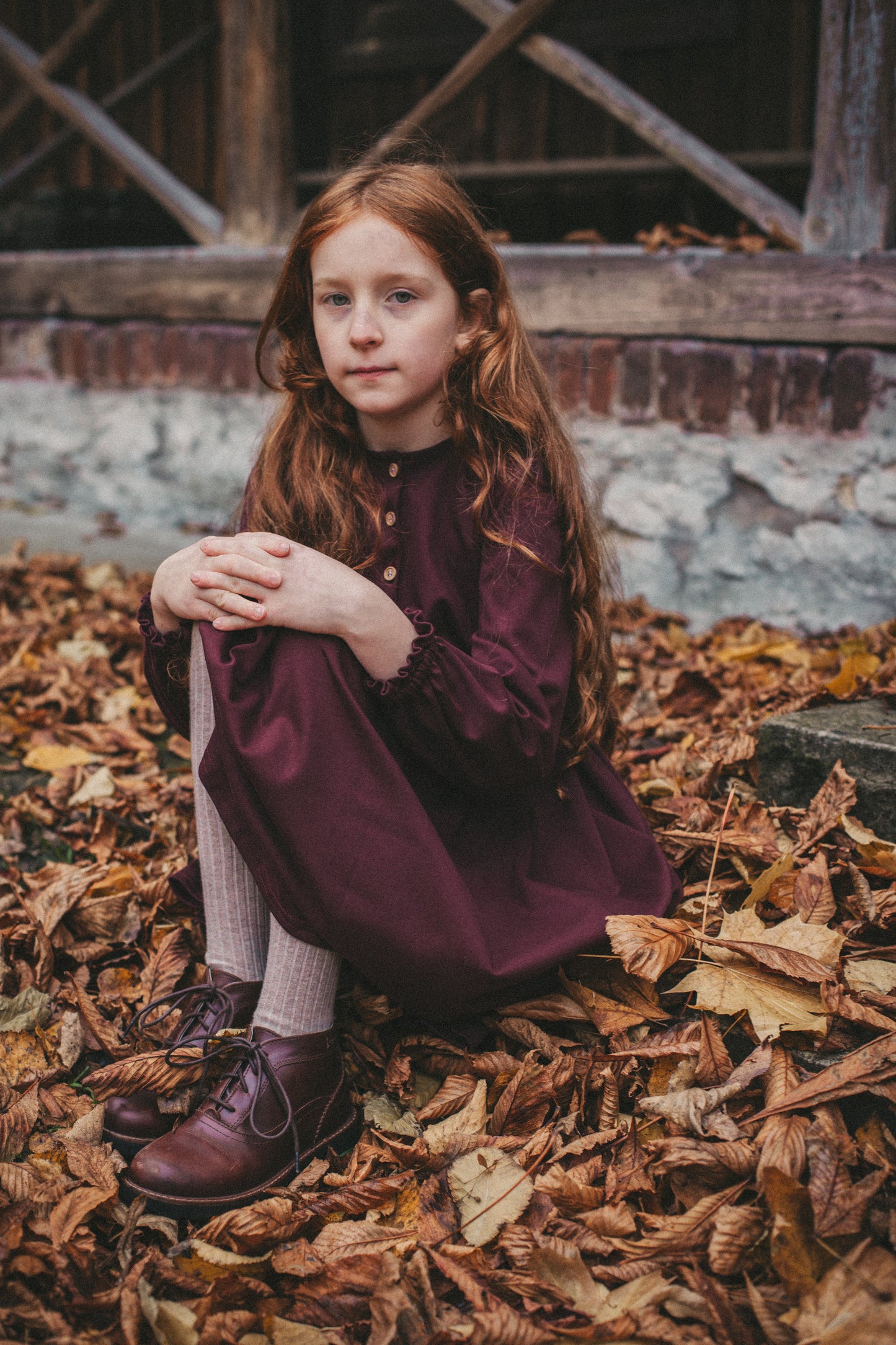 Laura mini dzianina ciemna wiśnia