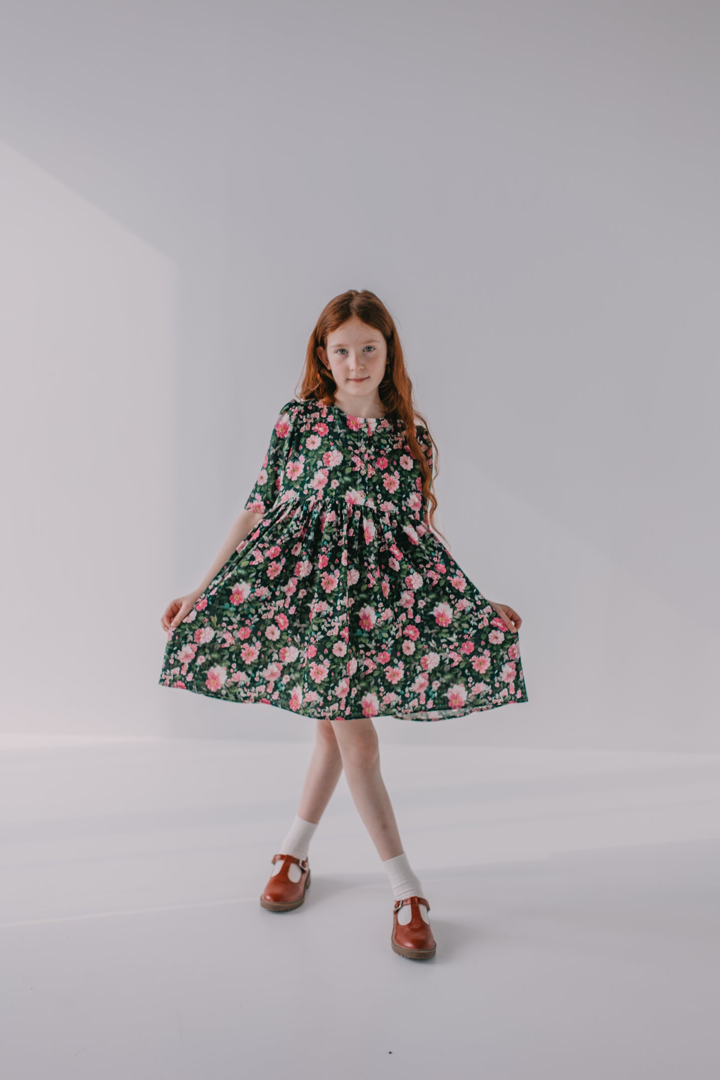 LAURA Mini Wiosenne Zielone Kwiaty