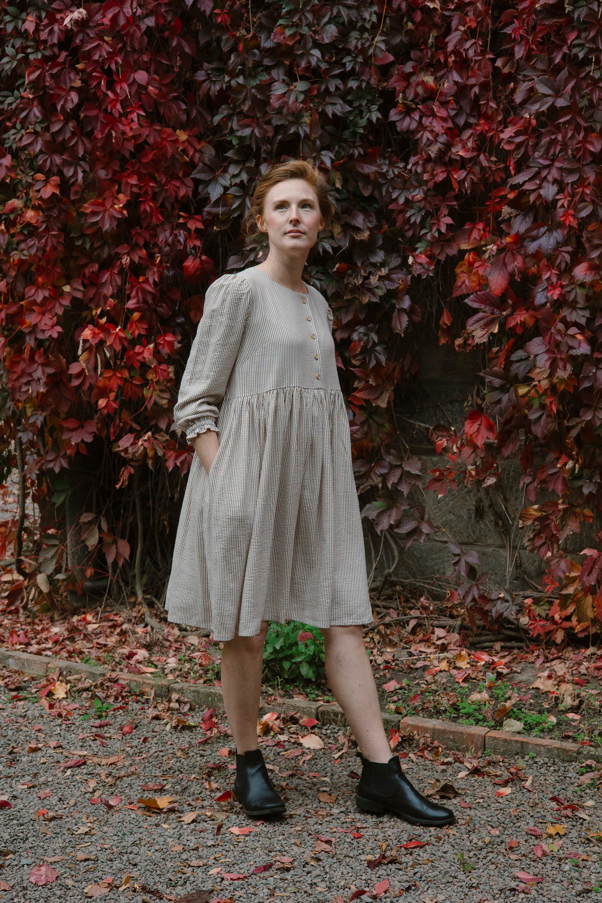 LAURA zimowa brąz