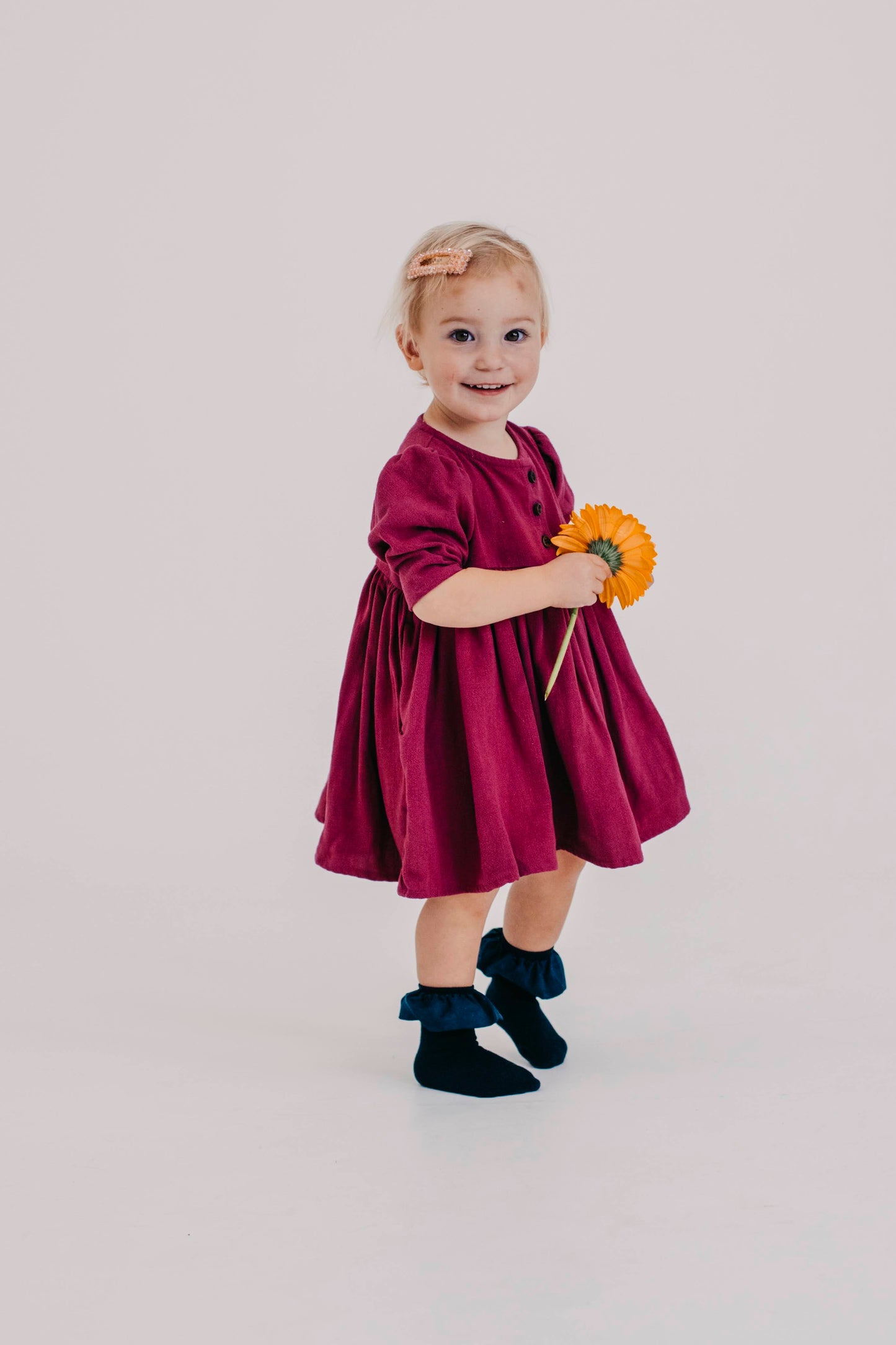 Sukienka dziecięca Laura mini wiskoza z lnem